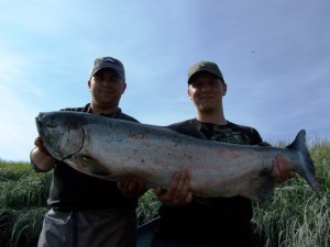 Kasilof river king salmon fishing